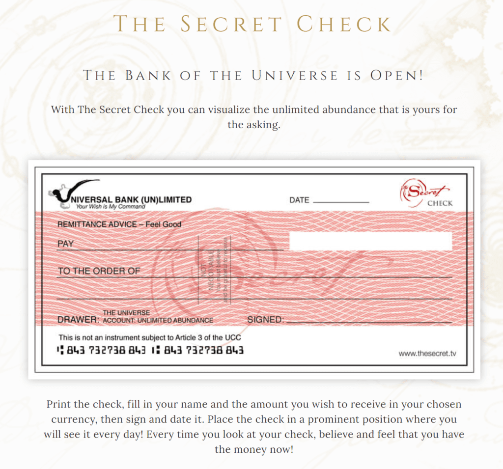 secret check