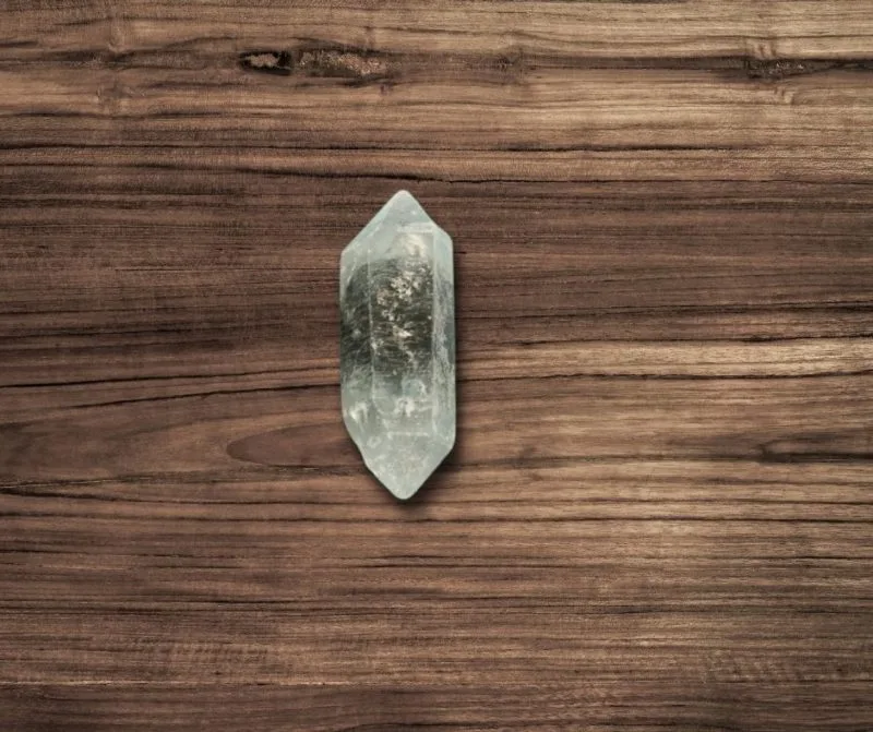 tibetan black quartz on floor