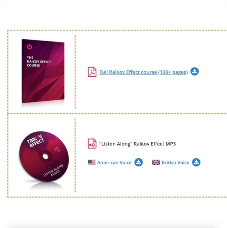 My Brutally Honest Raikov Effect Review - Does it Really work? 3 Course contents in the member's area snapshot