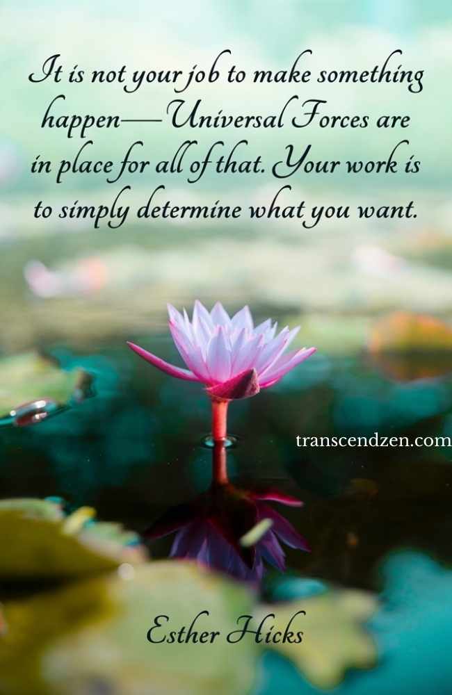 lotus in water esther hicks quote