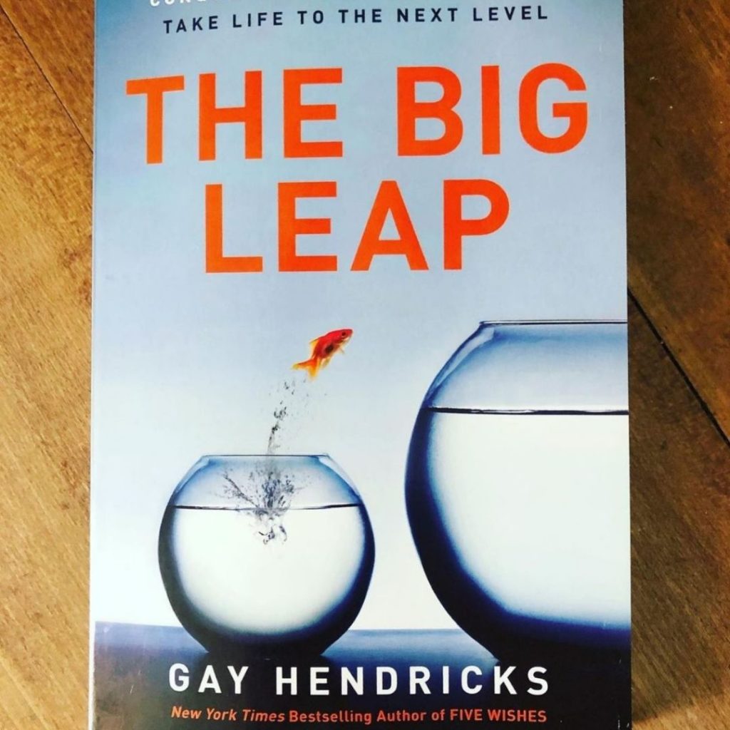 big leap by gay hendricks on desk