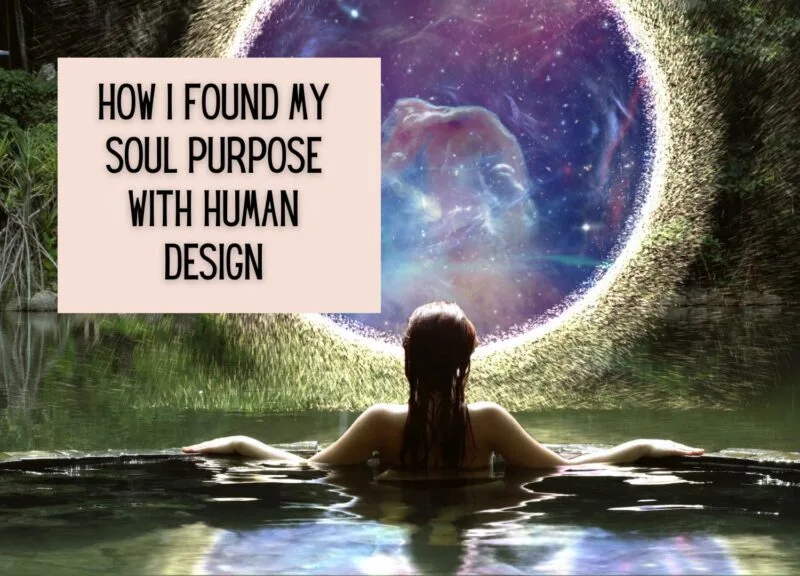woman looking at her human design and soul purpose