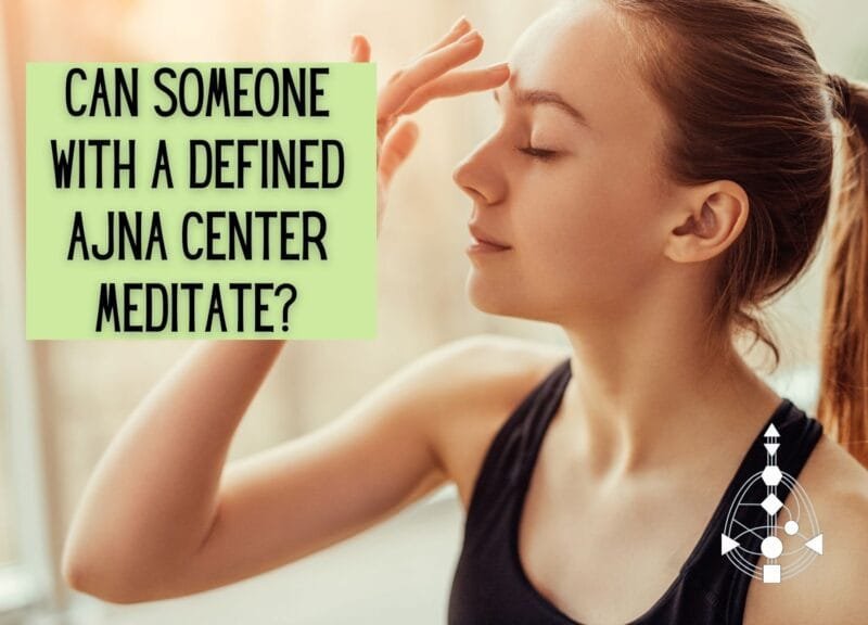 girl pointing to third eye