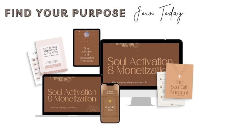 Mock up for soul activation course