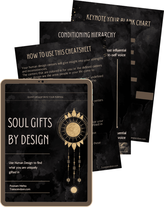 Soul Gifts by Human Design Cheatsheet Download