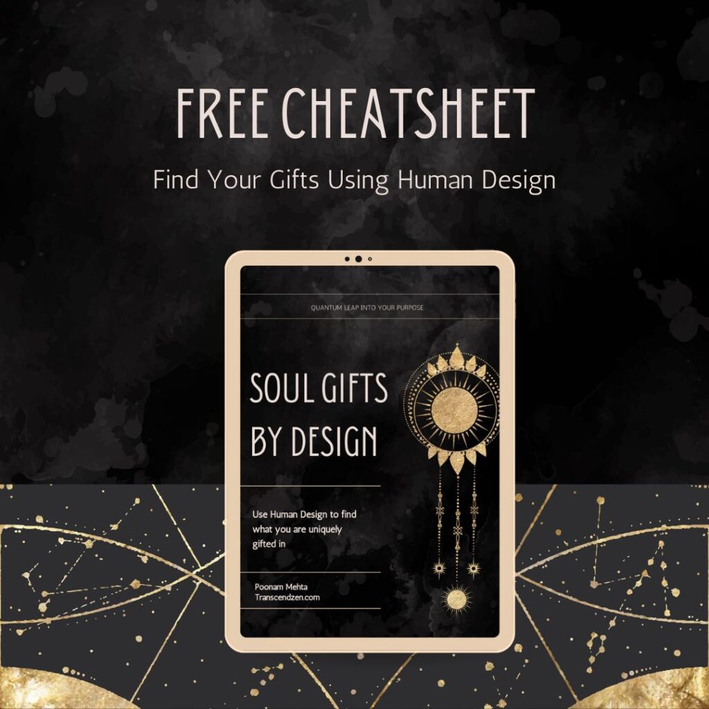 soul gifts by design cheatsheet mock up on a tablet