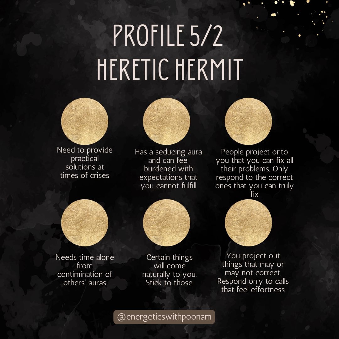 Profile 5/2 Heretic Hermit traits