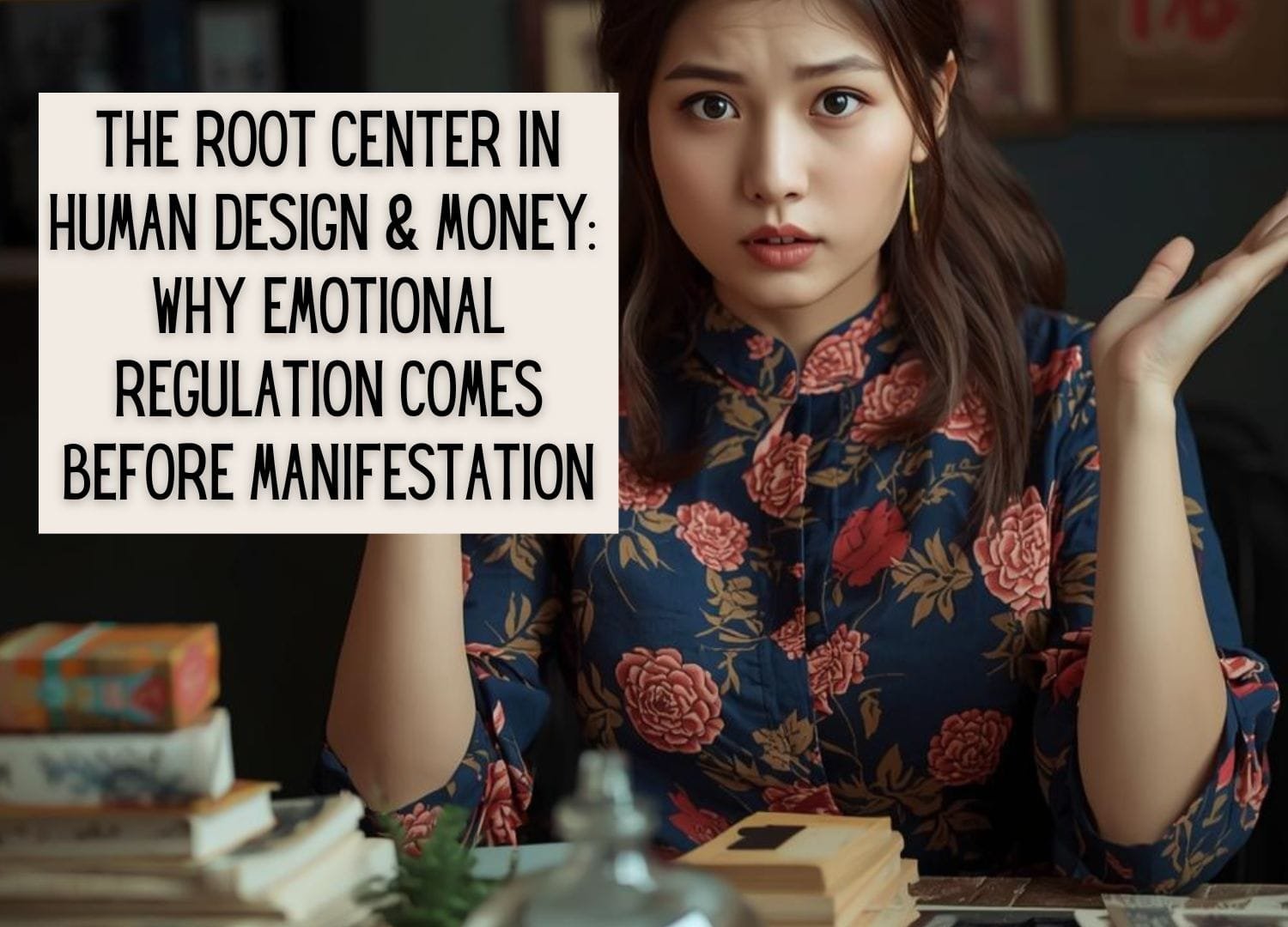 young pretty woman in olden times who is trying to work 10 jobs and rush to make money. show her in an aesthetic background but still stressed out and rushed