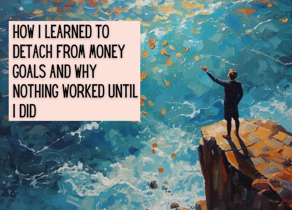 Detachment from money manifestation goals