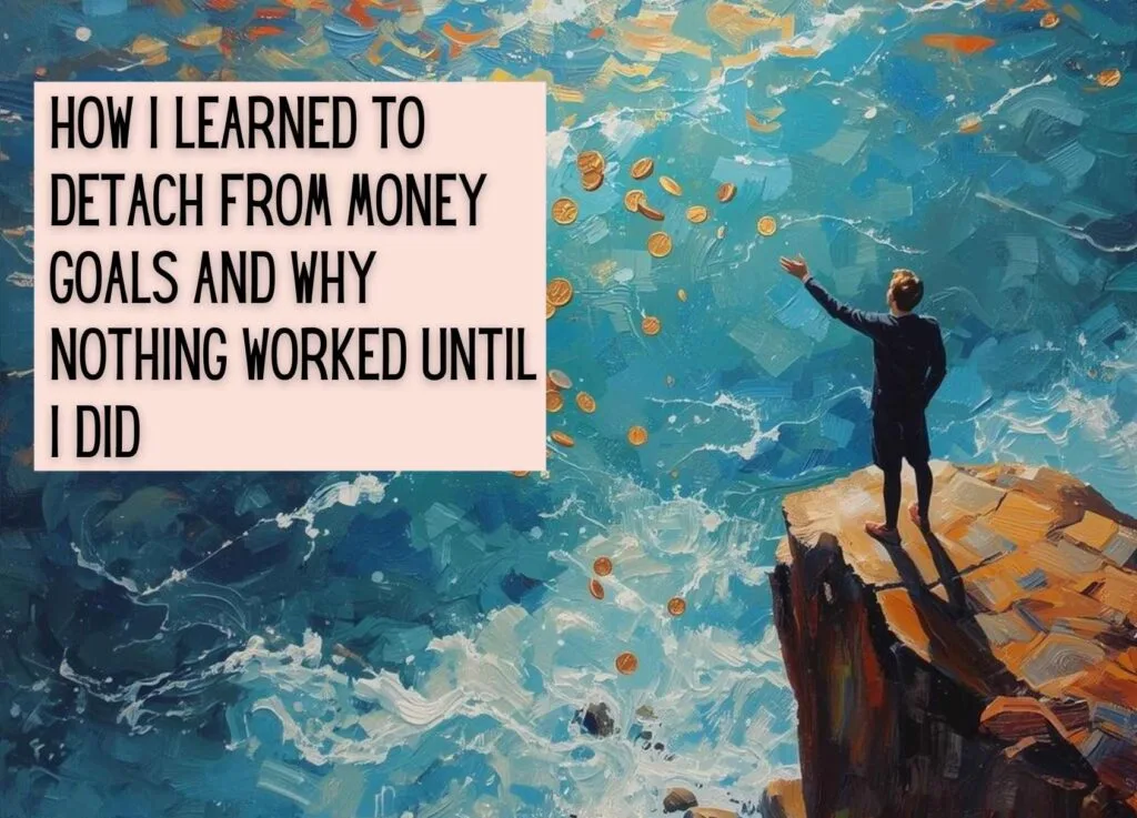 Detachment from money manifestation goals